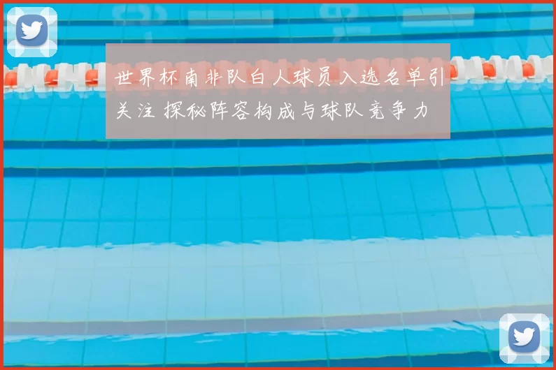 世界杯南非队白人球员入选名单引关注 探秘阵容构成与球队竞争力
